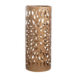 Maxbell Umbrella Holder Stylish Hollowout Umbrella Stand for Household Canes Outdoor Gold
