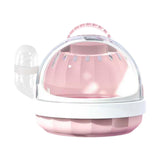 Maxbell Hamster Carry Case Cage Convenient Large for Hedgehog Vacation Small Animals pink