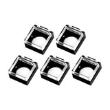 Maxbell 5 Pieces Push Button Guard for 16mm Switch Padlock Lid Lock Protector A