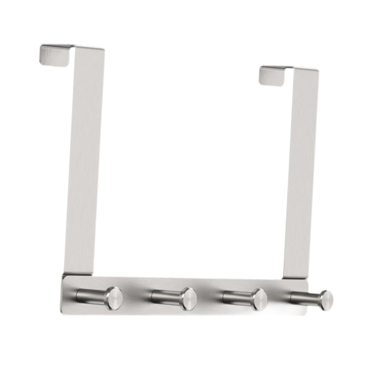 Maxbell Maxbell Door Rear Hanger with Hooks Sturdy Wall Mounted for Bedroom Kitchen Bathroom 4 Hooks