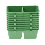 Maxbell 20Pcs 2in1 Bird Parrot Food Water Plastic Bowl Cups Pigeons Feeding Feeder