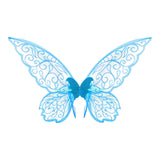 Maxbell Butterfly Wing Adults and Kids Photo Props Decor for Halloween Show Festival Blue