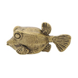 Maxbell Deep Sea Fish Staute Oriental Crafts Tea Pet for Living Room Shelf Fireplace