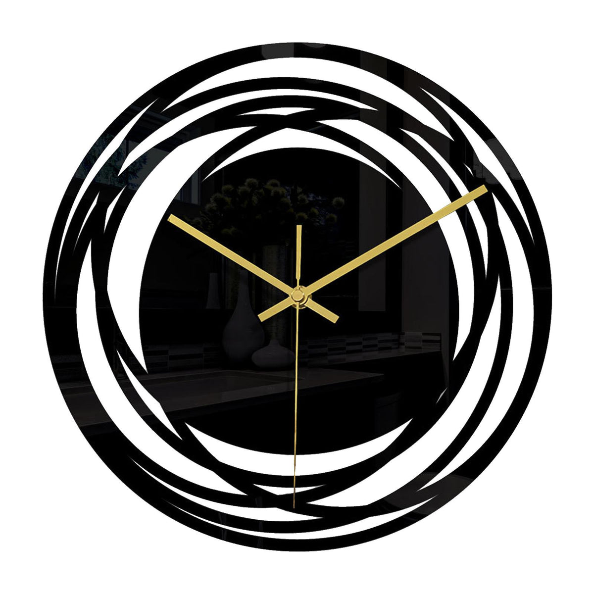 Maxbell Maxbell Minimalist Wall Clock Battery Operated Bedroom Art Design Silent Clocks A