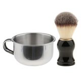 Maxbell Maxbell Barber Shave Set Men's Shaving Brush Soap Mug Bowl Facial Beard Cleaning