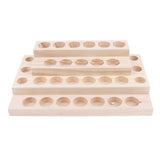 Maxbell Maxbell Wooden Essential Oil Holder Display Storage Rack Tray Organizer  30 Slots
