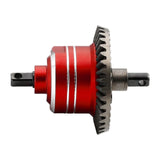Maxbell RC Car Differential Aluminum Alloy Sturdy Complete Kit for 1/10 RC Car Truck Red