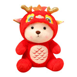 Dragon Plush Toy Cute Dragon Stuffed Animal for Birthday Present Bar Bedroom