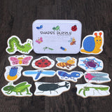 Maxbell Maxbell Preschool Educational Puzzle Cognitive Card Matching Game Insect