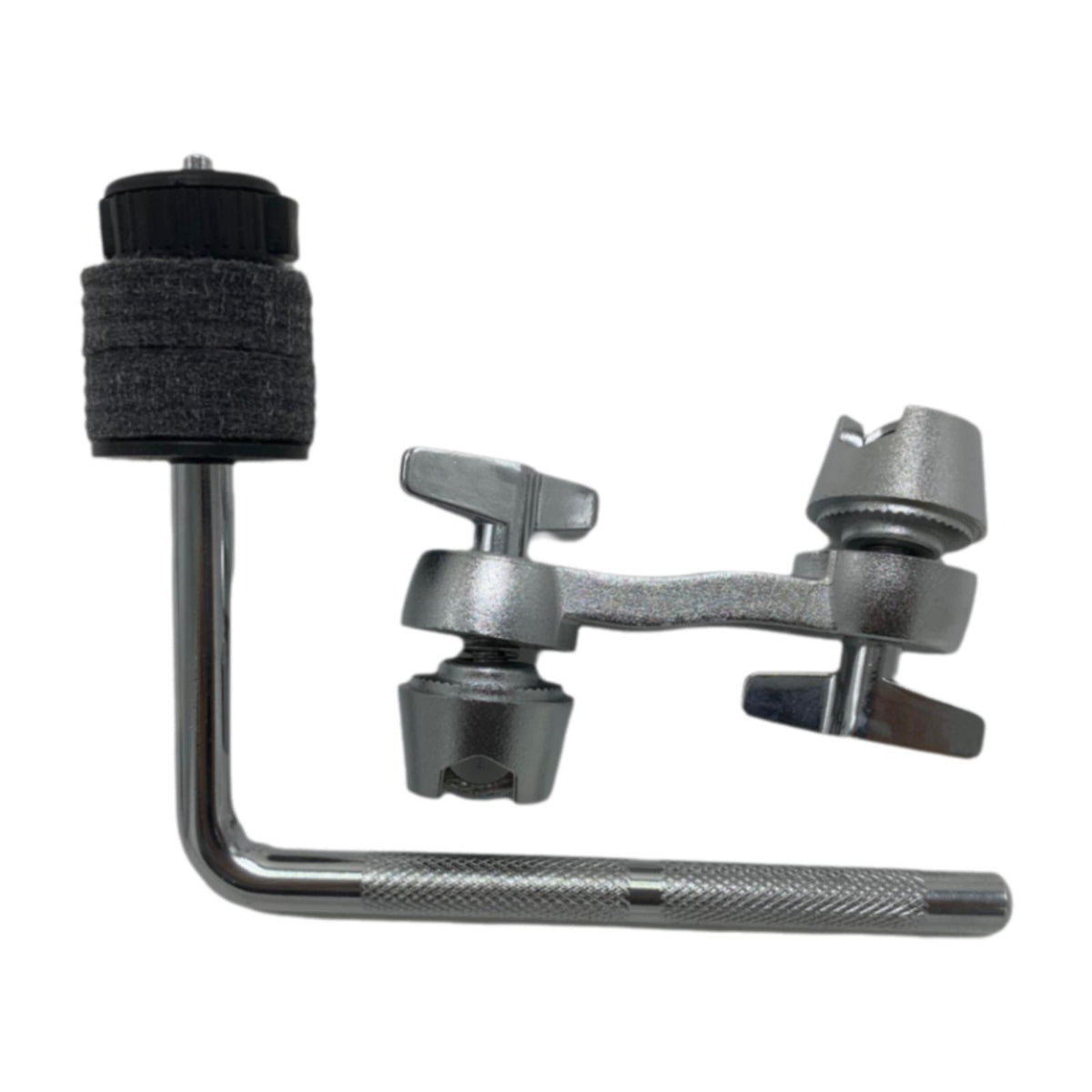 Maxbell Drum Set Mounting Clamp Easily Cymbal Arm for Drummers Artist Orchestra Black