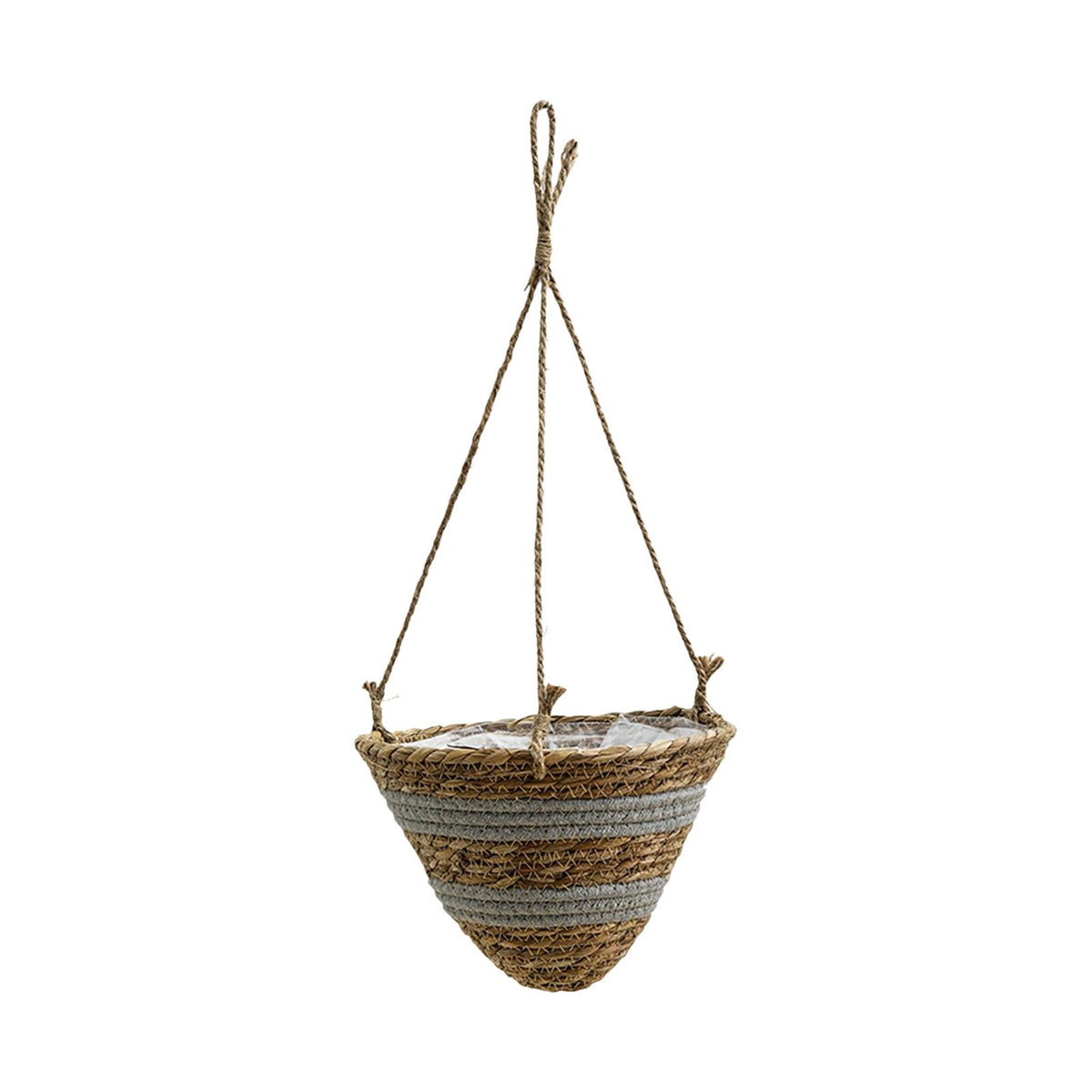 Maxbell Maxbell Hanging Planter Basket Multifunctional Plant Holder for Patio Balcony Indoor Gray