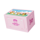 Maxbell Foldable Storage Box 20L Cartoon Folding Container for Home Bedroom Home Use Pink