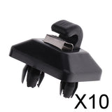 Maxbell 10xSun Visor Clip Hook Holder for Audi A1 A3 A4 A5 Q3 Q5 2013 2014 2015 Black 2