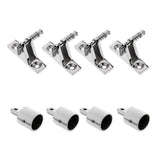 Maxbell 4xBoat Canopy/Cover Quick Release Pin Deck Mount Bimini Top for Eye End Cap