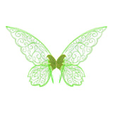 Maxbell Butterfly Wing Adults and Kids Photo Props Decor for Halloween Show Festival Green