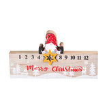 Maxbell Maxbell Christmas Desk Calendar Holiday Advent Calendar for Xmas Indoor Decoration StyleC