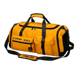 Maxbell Gym Bag with Shoe Compartment Portable Travel Duffle Bag for Trips Gym Beach Yellow