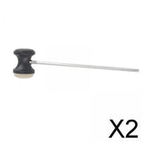 Maxbell 2xBass Drum Pedal Mallet Durable Bass Drum Pedal Beater Drum Replacement Parts style B