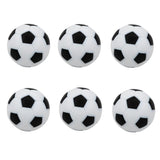 6pcs 32mm Table Soccer Football Foosball Balls Fussball Replacement Black