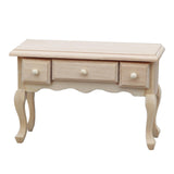 Maxbell 1:12 Dollhouse Table Wood Dollhouse Furniture for Micro Landscape Decoration