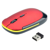 Maxbell 2.4 Ghz Wireless Office Mouse Optical 1000DPI Mice for Computer / TV red