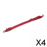 Maxbell 4xEye Glasses Holders Around Neck Non Slip String Rope for Men Skiing Hiking Red