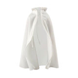 Maxbell 1/6 Male Hoodie Cloak Retro Long Cape for 12inch Male Figures Body Accessory White