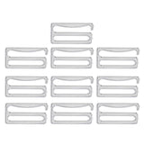 Maxbell 10pcs Alloy Replacement Bra Strap Slide Hook Fig 9 Lingerie Adjuster 26mm - Aladdin Shoppers