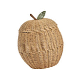 Maxbell Woven Storage Basket Farmhouse Fruit Holder for Living Room Entryway Bedroom 35x35x41.5cm