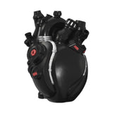 Maxbell Anatomical Heart Vase Creative Flower Vase for Halloween Bookshelf Valentine Black