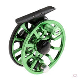 Maxbell 2Pieces CNC Machined Aluminum Alloy Fly Fishing Reel Right Left-Handed 3 4WF