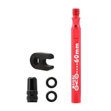 Maxbell Presta Value Extender Values Extension with Core & Adaptor 1pc Red 60mm - Aladdin Shoppers