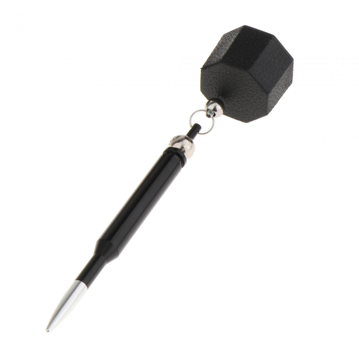 Maxbell Pool Cue Chalk Holder Metal Pool Table Accessory Snooker Pool Chalks Carrier Black Octagonal
