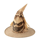 Maxbell Scarecrow Hat Breathable Unique Halloween Hat for Farmhouse Masquerade Event