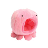 Maxbell Maxbell Octopus Shape Rat Hamster Bird Squirrel Warm Soft Bed Pet Toy House Pink