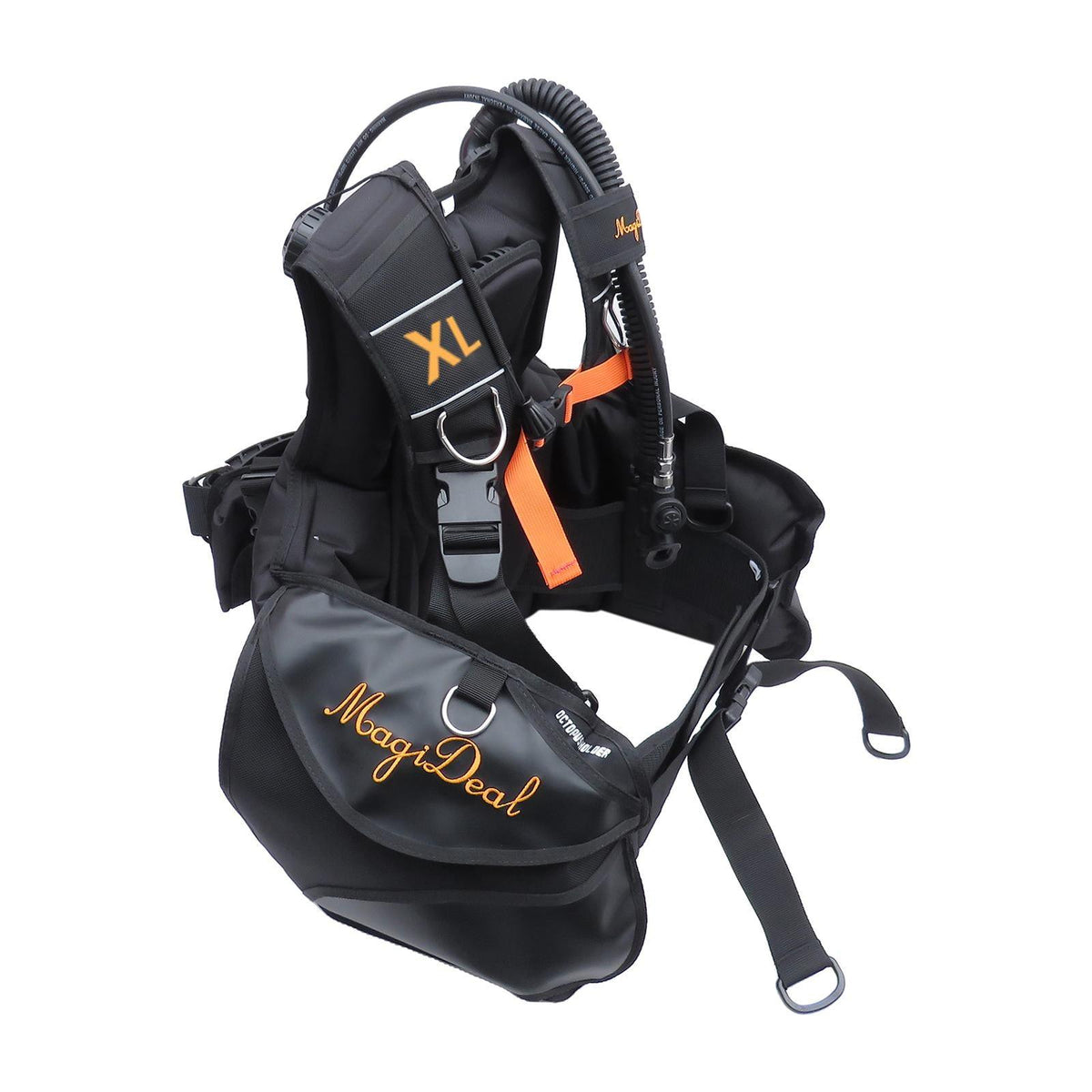 Maxbell Maxbell Aqualung Scuba Diving BCD Buoyancy Inflation Dive Men Black Travel XL