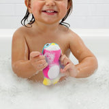 Maxbell Cute Wind Up Swing & Rotating Penguin Kids/Baby Bathing Time Toy Pink