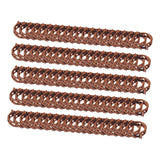 Maxbell 100 Pieces Plant Clips Flower Plant Clamp for Grape Vine Outdoor Vegetables Brown