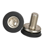 Maxbell 2x Bike Hex Crank Arm Fixing Bolts 8mm Easy to Install Bottom Bracket Screws 2.2cmx2cm Stainless Steel
