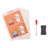Maxbell Different Picture Cards Portable for Kindergarten Preschool Improve Outsight