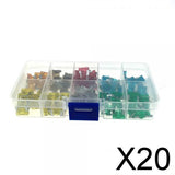 Maxbell 20x120x Assorted Car Truck Mini Low Profile Fuse Set 5/7.5/10/15/20/25/30 AMP