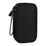 Maxbell Travel Cable Organizer Tech Accessories Pouch for Cord Data Cable Hard Disk Small Black