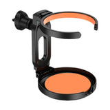Car Cup Holder for Car Air Vents Fold Car Vent Cup Holder for Tea Water Orange