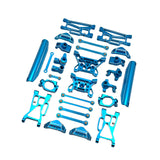 Maxbell 15 Pieces RC Car Accessory Replaces Modified for 10208 RC Hobby Car 1/10 Blue