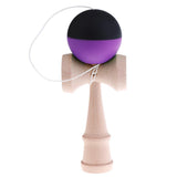 Maxbell Kendama Japanese Traditional Game Educational Skillful Wooden Children Toy Black Purple - Aladdin Shoppers