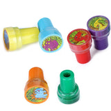 Maxbell Inflatable Brachiosaurus + 6 Mixed Dinosaurs Ink Stamper Stamps Kid Party Favors