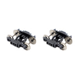 Maxbell HO Scale 1:87 Model Train Bogies Easy to Install Diorama Railway Accessories 2 pcs