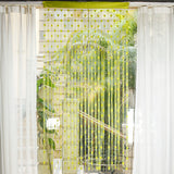 Maxbell Heart Tassel String Door Curtain Window Room Divider - Green