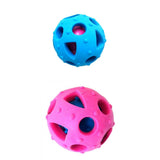 Maxbell 2 Pcs Pet Chew Ball 7cm Large Medium Dog Treat Leakage Dispenser Feeder Toy