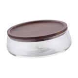 Maxbell Maxbell Food Storage Platter for Dining Room Table Sturdy Dried Fruit Plate with Lid 23cmx8cm